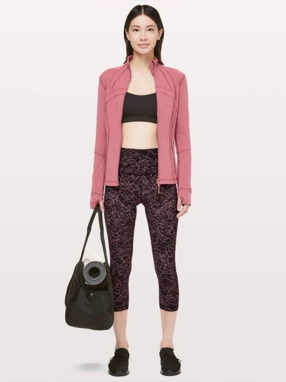 Lululemon Align Crop *21"
Lacescape Spanish Rose Black